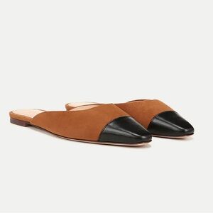Brown and Black Women's Slip-On Shoes